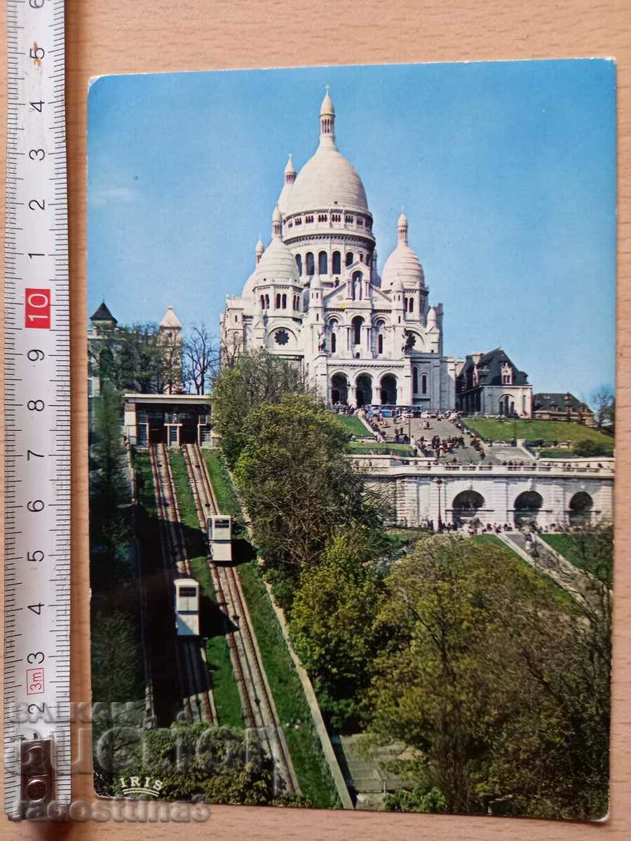 Картичка Париж Postcard Paris