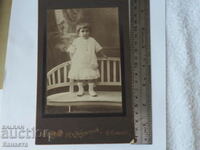 Cardboard photo Child photo Sofia Karastoyanov 1913 NSHP