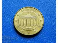 Germany 10 euro cents Euro cent 2002D
