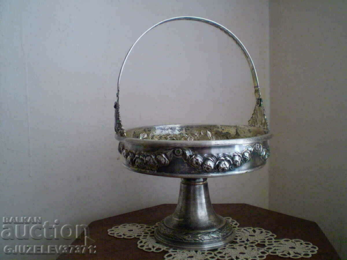 Germany 19th Century Antique Large Fruit Bowl - 6 Germany 19th Century Antique Large Fruit Bowl - 6