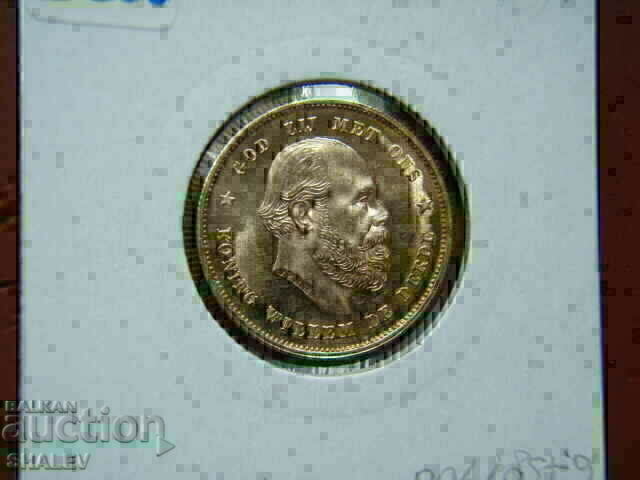 10 Gulden 1879 Olanda - Unc (aur) - 7 10 Gulden 1879 Olanda - Unc (aur) - 7
