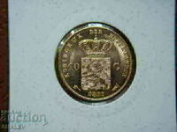 10 Gulden 1879 Olanda - Unc (aur)
