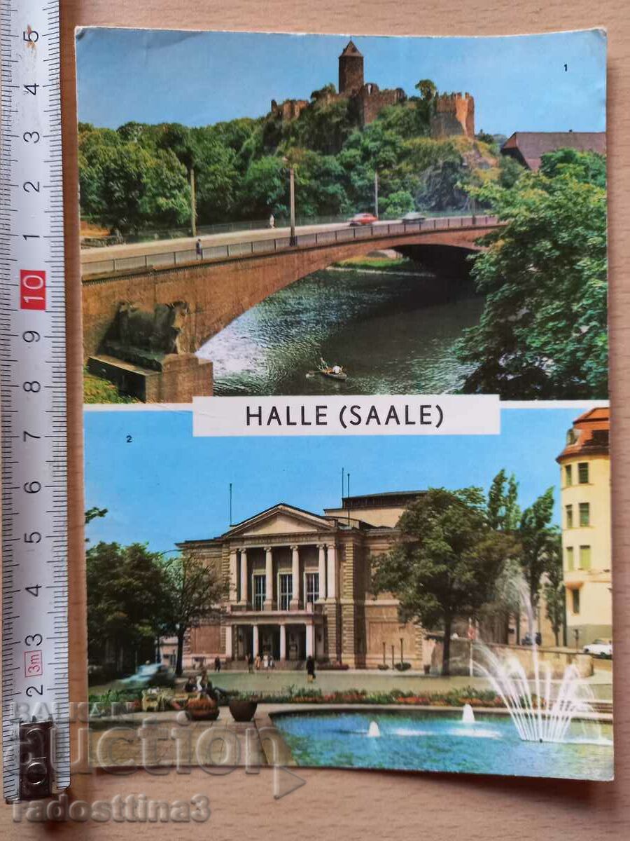 Card Halle /Saale/ Card Postcard Halle /Saale/