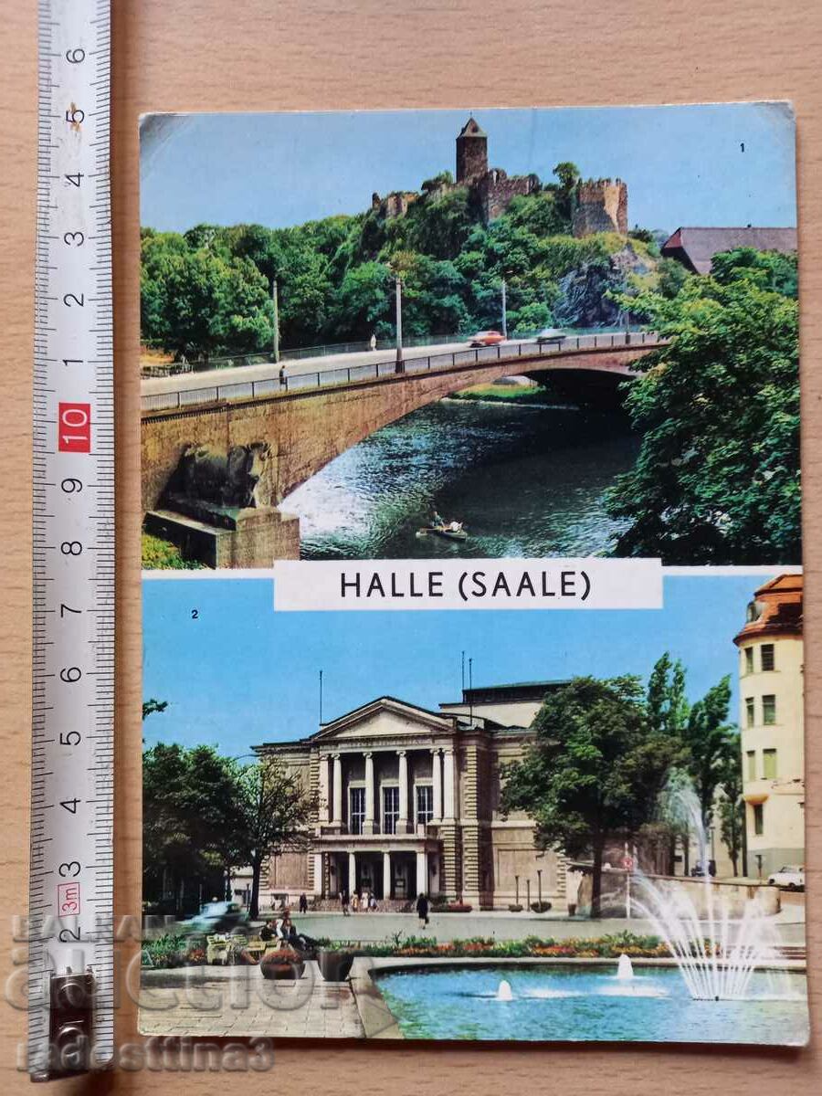 Card Halle /Saale/ Carte poștală Halle /Saale/