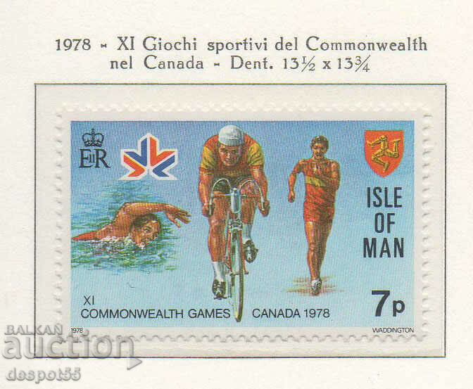 1978. Isle of Man. The Commonwealth Games.