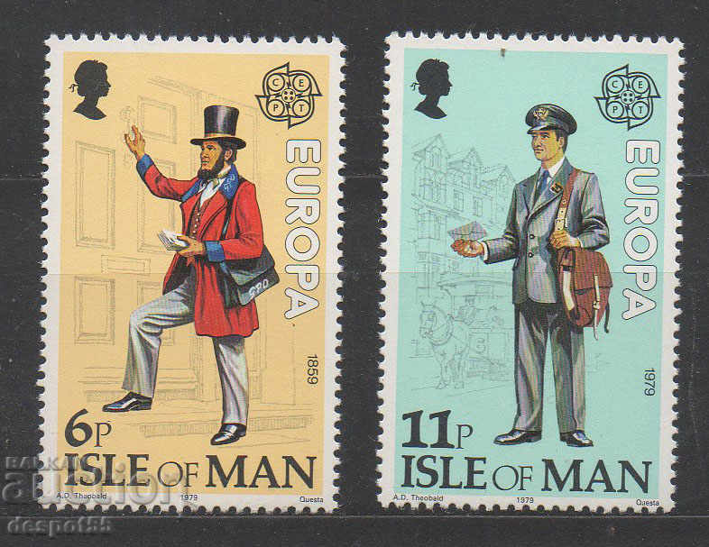 1979. Insula Man. Europa - Poștă și telecomunicații.