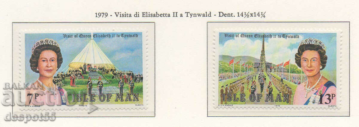1979. Isle of Man. Visit of Queen Elizabeth II to Tynwald.