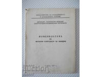 Book "Nomenclature of metal electrodes for welding" - 10 pages.