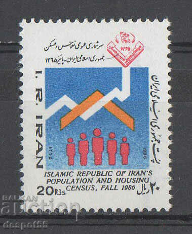 1986. Иран. Национално преброяване.