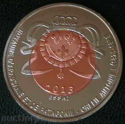 2 peso 2013, Araucania and Patagonia (New France) with price 39.99 BGN | € 20.45