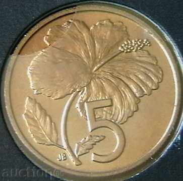 5 цента 1983, Острови Кук