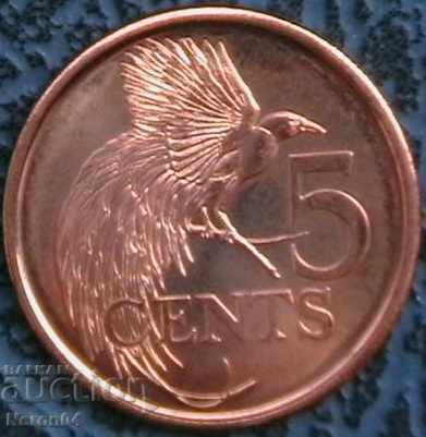 5 cents 2017, Trinidad and Tobago