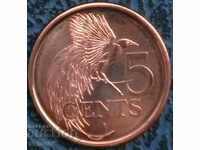 5 cents 2017, Trinidad and Tobago