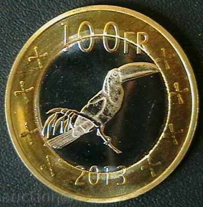 100 franci 2013, Katanga