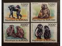 Burundi 2011 Fauna / Animals / Monkeys 8 € MNH