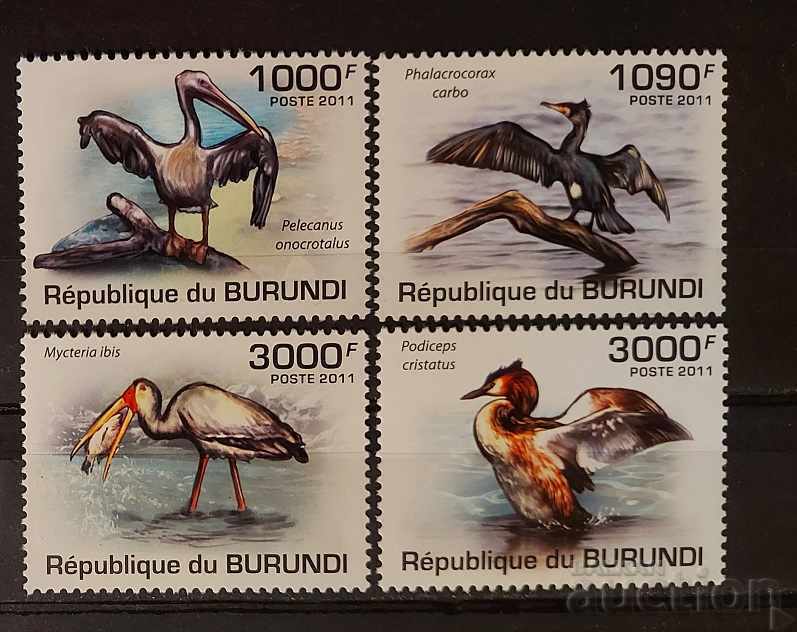 Burundi 2011 Faună / Păsări 8 € MNH