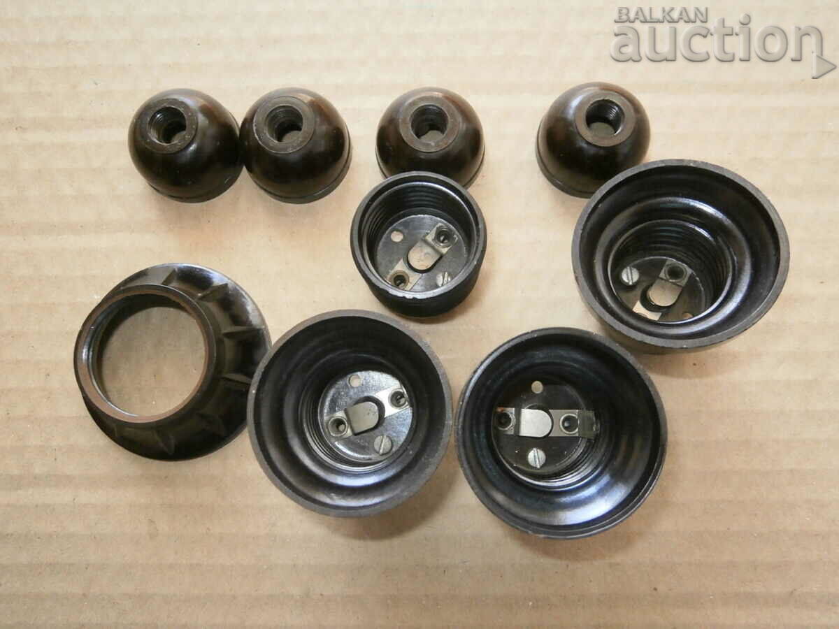 old bakelite monophase sockets console lamp socket - 5