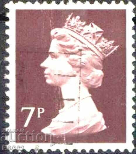 Клеймована марка Кралица Елизабет II 1975 от Великобритания