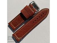 New Condor Brown Leather French Strap 24mm Condor