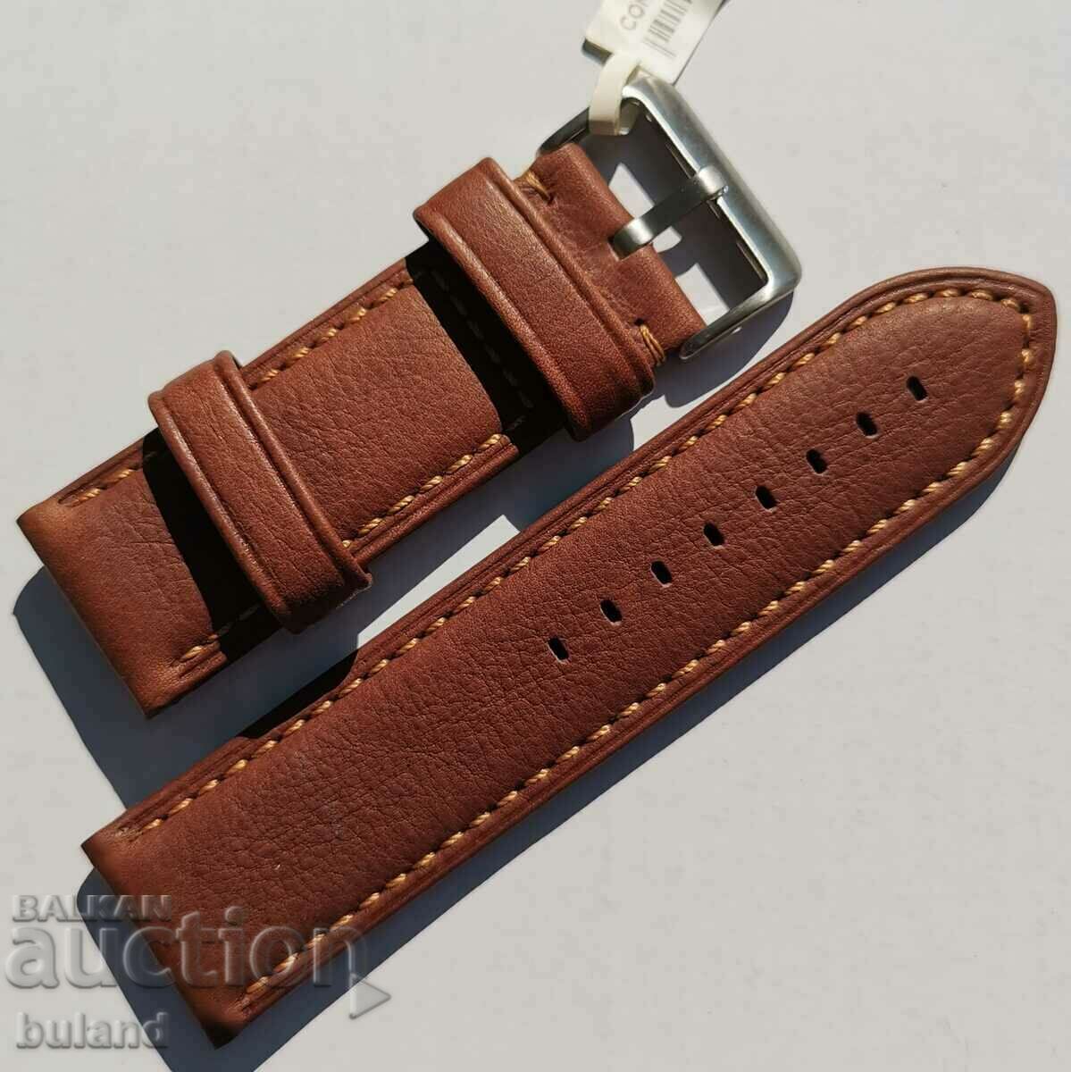 New Condor 26mm Condor Brown Leather French Strap