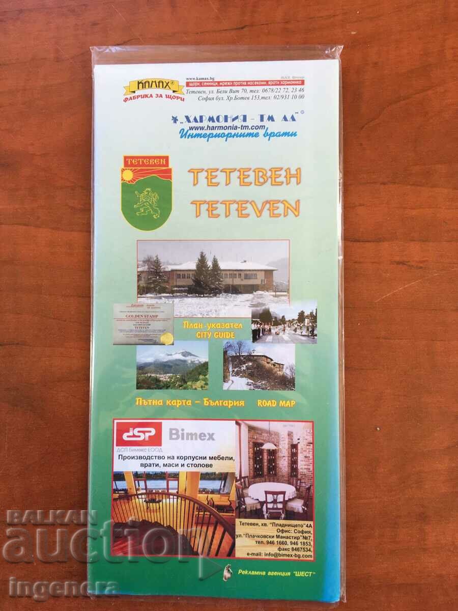 ROAD MAP NEW WITH ADVERTISEMENTS FOR TETEVEN
