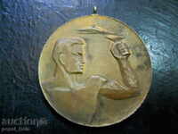 medalia „X Jubilee Games of Academic Institutes” 1980