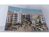 Пощенска картичка Tunis Place Anatole France