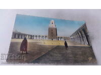 Postcard Kairouan Cour de la Grande Mosquee