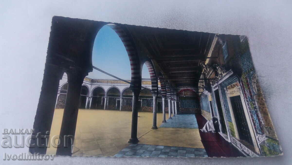 П К Kairouan Mosquee du Barbier La Galerie et la Cour 1957