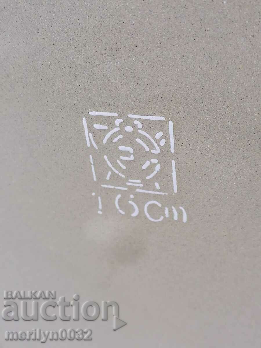 Enamel juice jug with lid, milk jug, hand painted vessel - 7 Enamel juice jug with lid, milk jug, hand painted vessel - 7