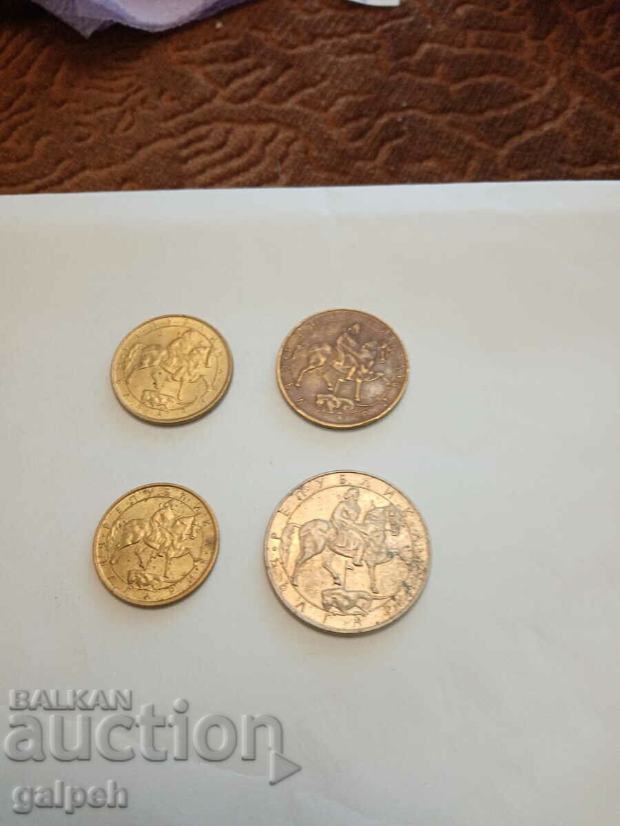BULGARIA COINS 1992 - 4 pcs. - BGN 1 with price 1.00 BGN | € 0.51 BULGARIA COINS 1992 - 4 pcs. - BGN 1 with price 1.00 BGN | € 0.51