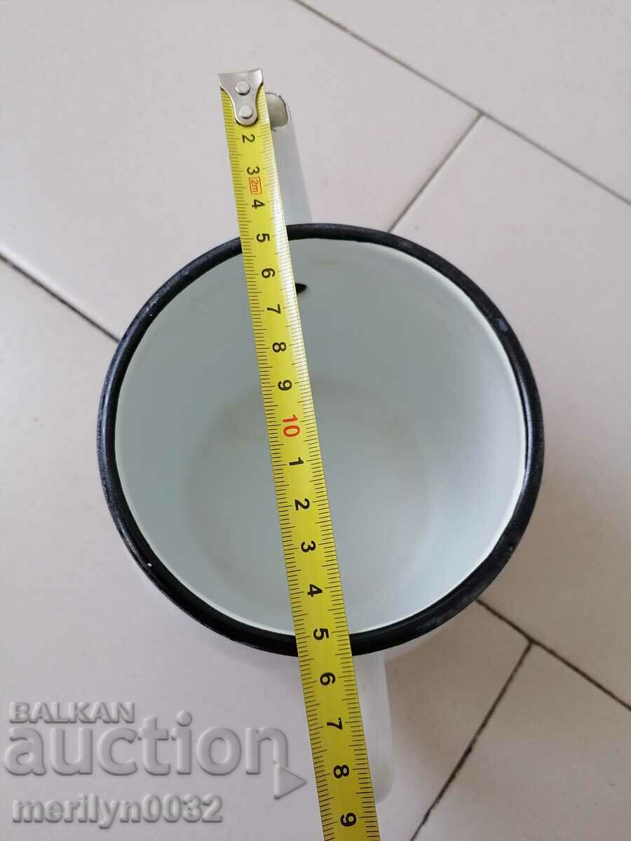 Емайлиран чайник от соца, съд с емайл СССР - 6 Емайлиран чайник от соца, съд с емайл СССР - 6