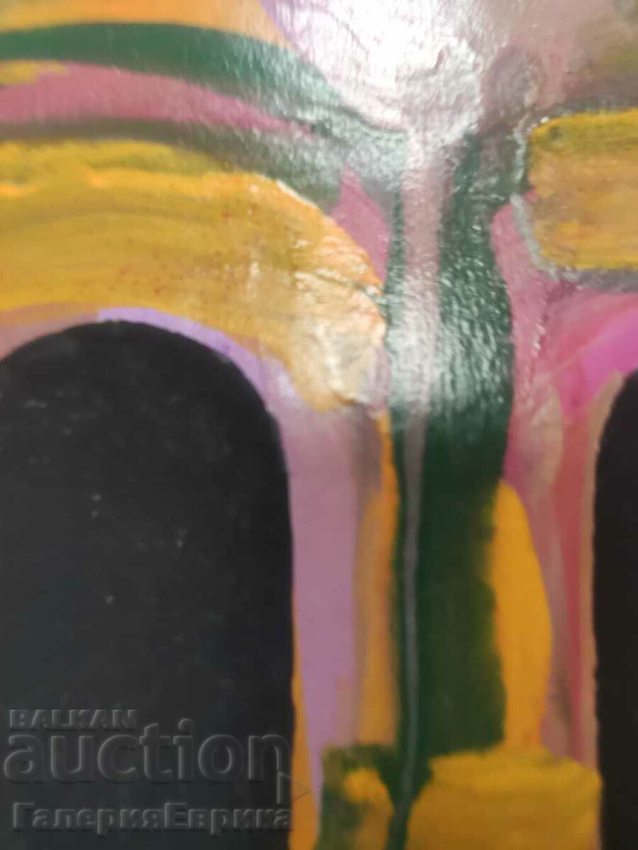 Kiril Nedyalkov painting mixed media unsigned - 5 Kiril Nedyalkov painting mixed media unsigned - 5