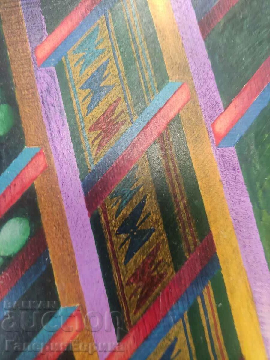 Kiril Nedyalkov painting mixed media unsigned - 5