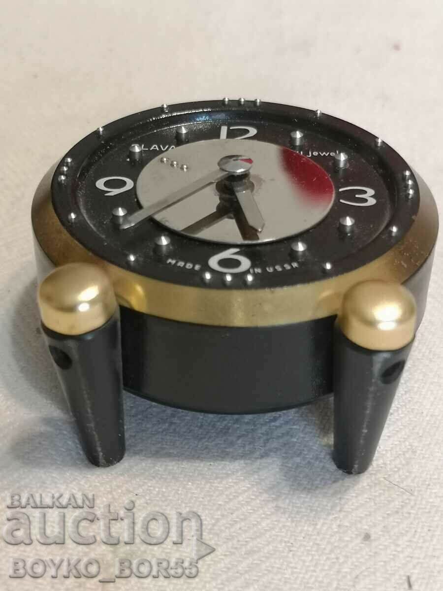 Auction  Rare Russian USSR Table Clock Glory for the Blind