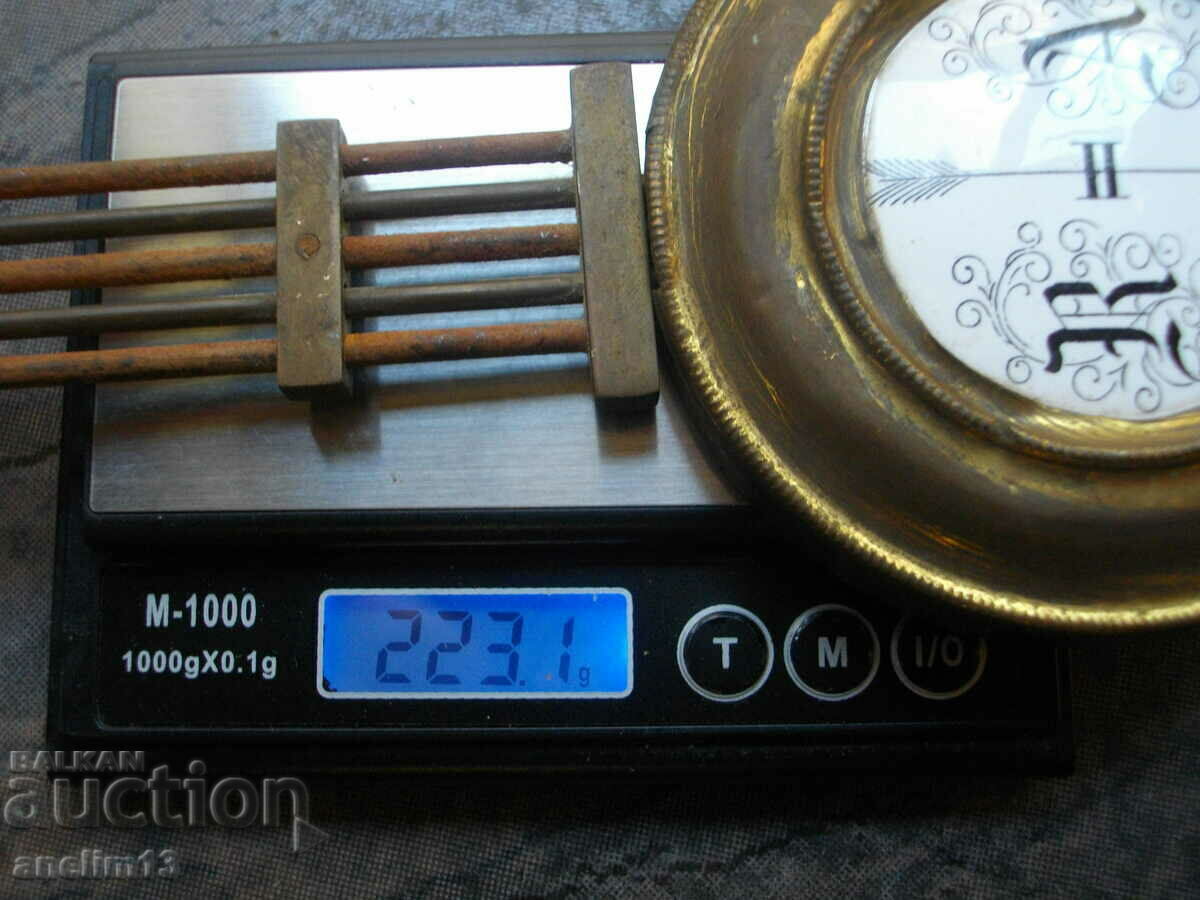 PENDULUM FOR AN OLD WALL CLOCK - 7 PENDULUM FOR AN OLD WALL CLOCK - 7