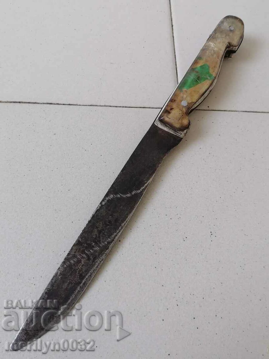 Delivery of Old knife with karakulak engravings, stem blade Delivery of Old knife with karakulak engravings, stem blade