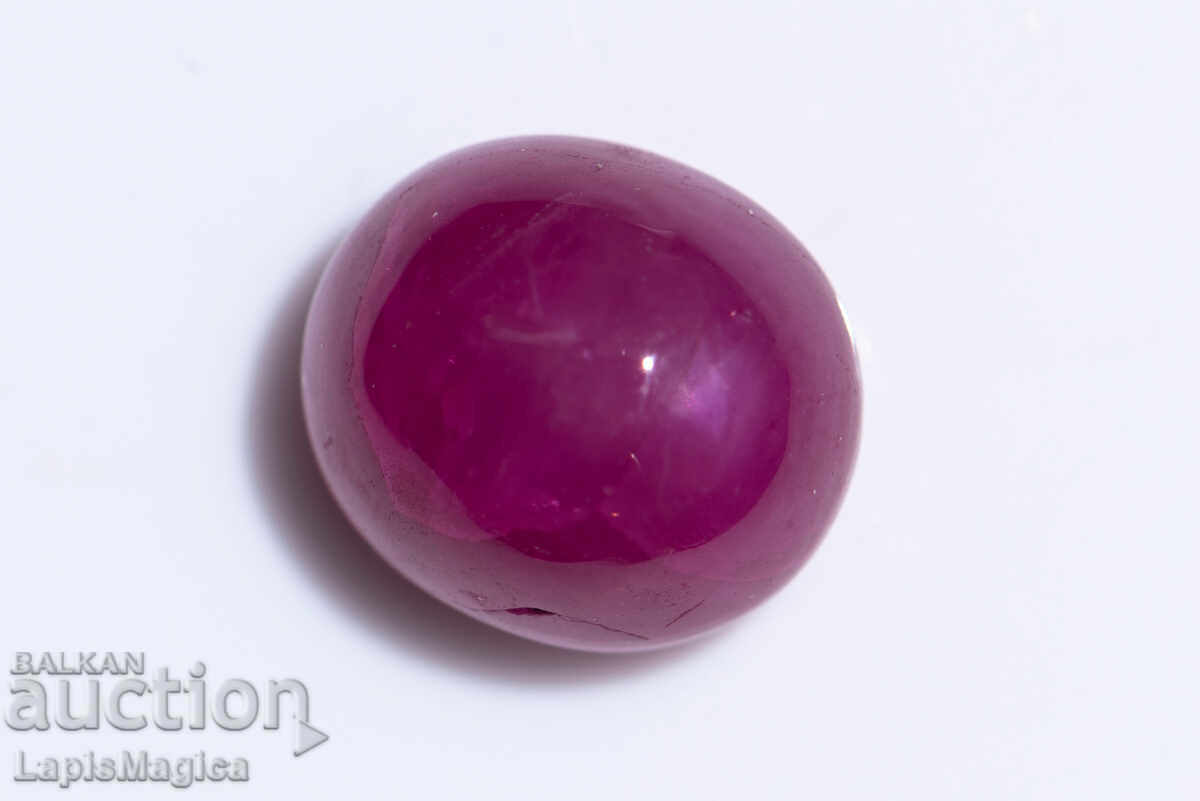 Ruby cabochon 3.13ct only heated oval cut