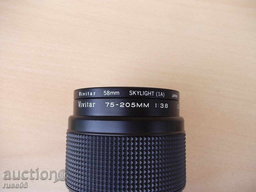 Livrarea Lens "Vivitar - 75-205 mm - 1: 3.8" de lucru