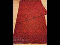 Authentic home-woven wool blanket 240/210 cm