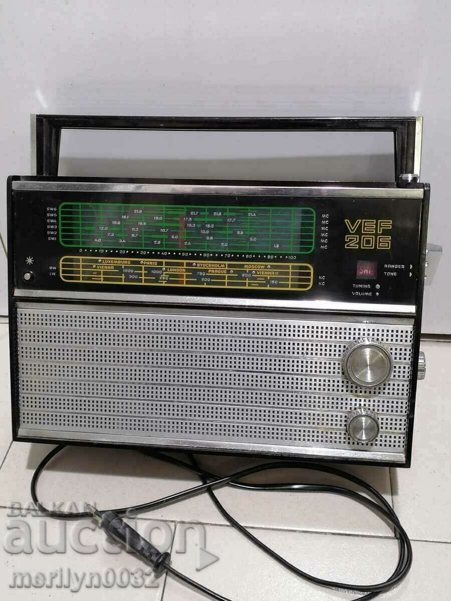 Soc transistor "VEF-206", radio set, radio, antenna with price 59.00 BGN | € 30.17 Soc transistor "VEF-206", radio set, radio, antenna with price 59.00 BGN | € 30.17