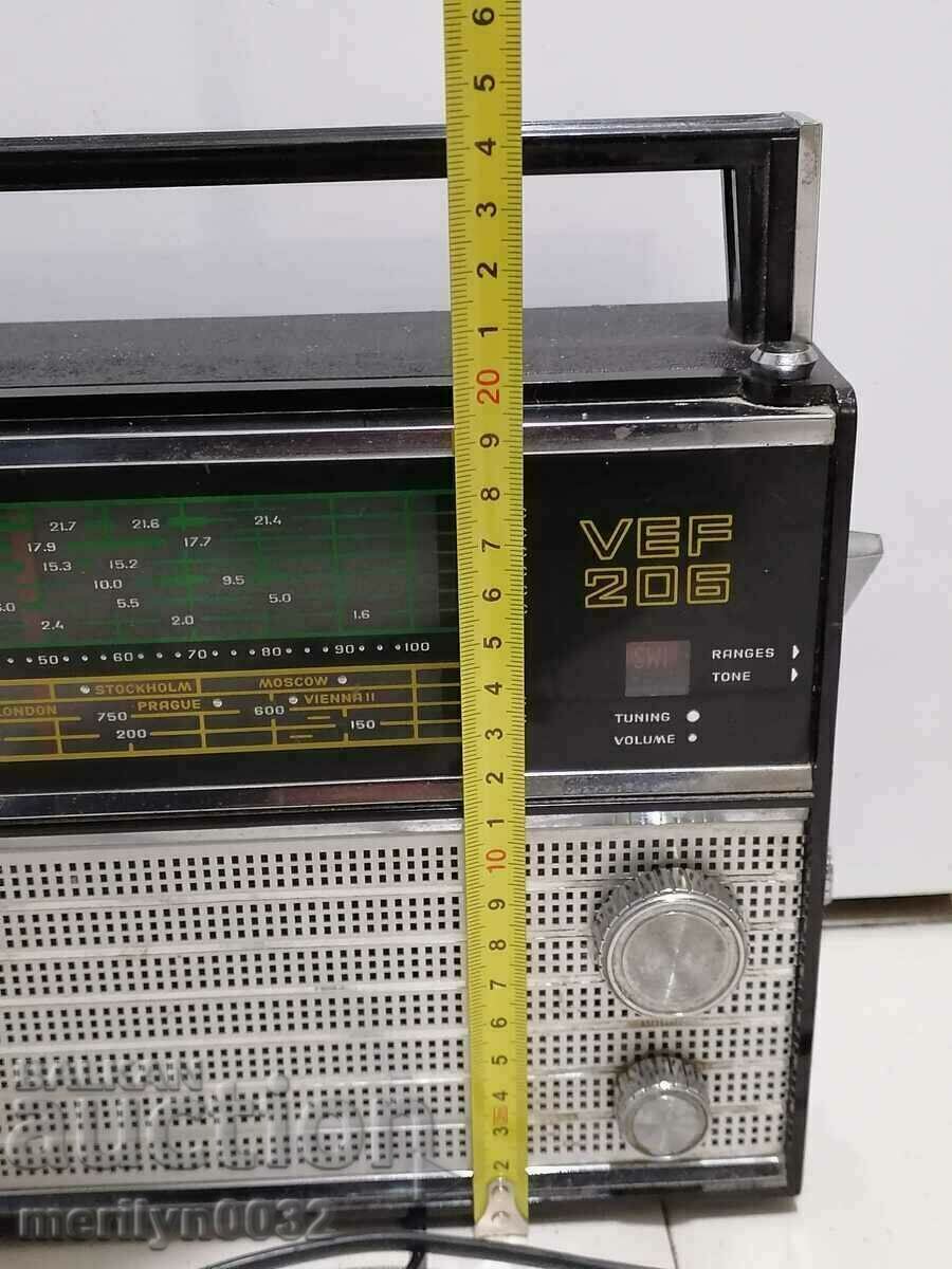 Soc transistor "VEF-206", radio set, radio, antenna - 5 Soc transistor "VEF-206", radio set, radio, antenna - 5