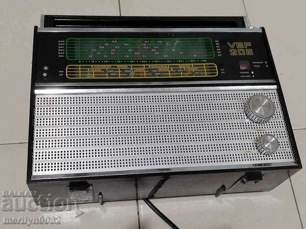 Soc transistor "VEF-206", radio set, radio, antenna - 7 Soc transistor "VEF-206", radio set, radio, antenna - 7