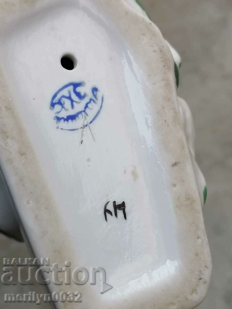 Figurină dansatoare 16cm plastică statuetă porțelan URSS - 6