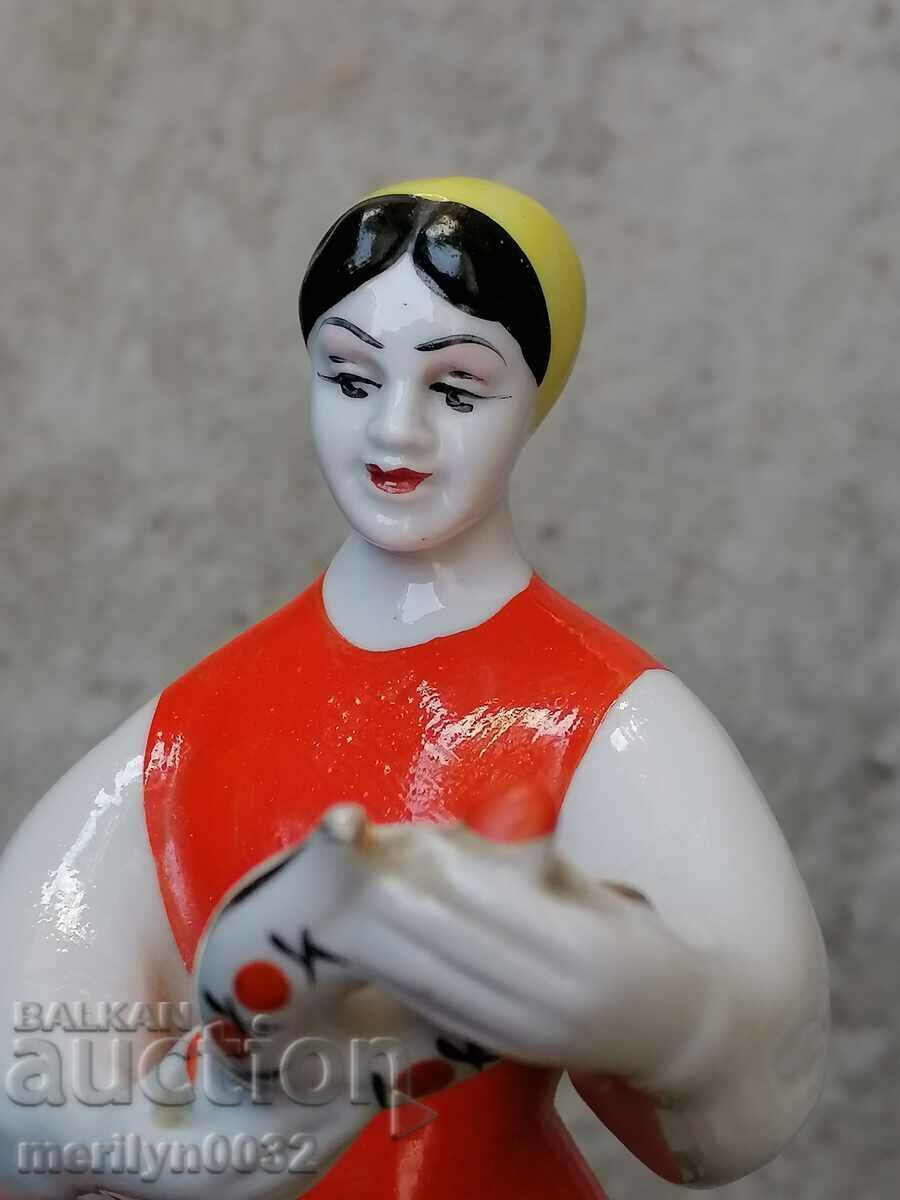Porcelain figure, plastic, statuette, porcelain, USSR with price 189.00 BGN | € 96.63