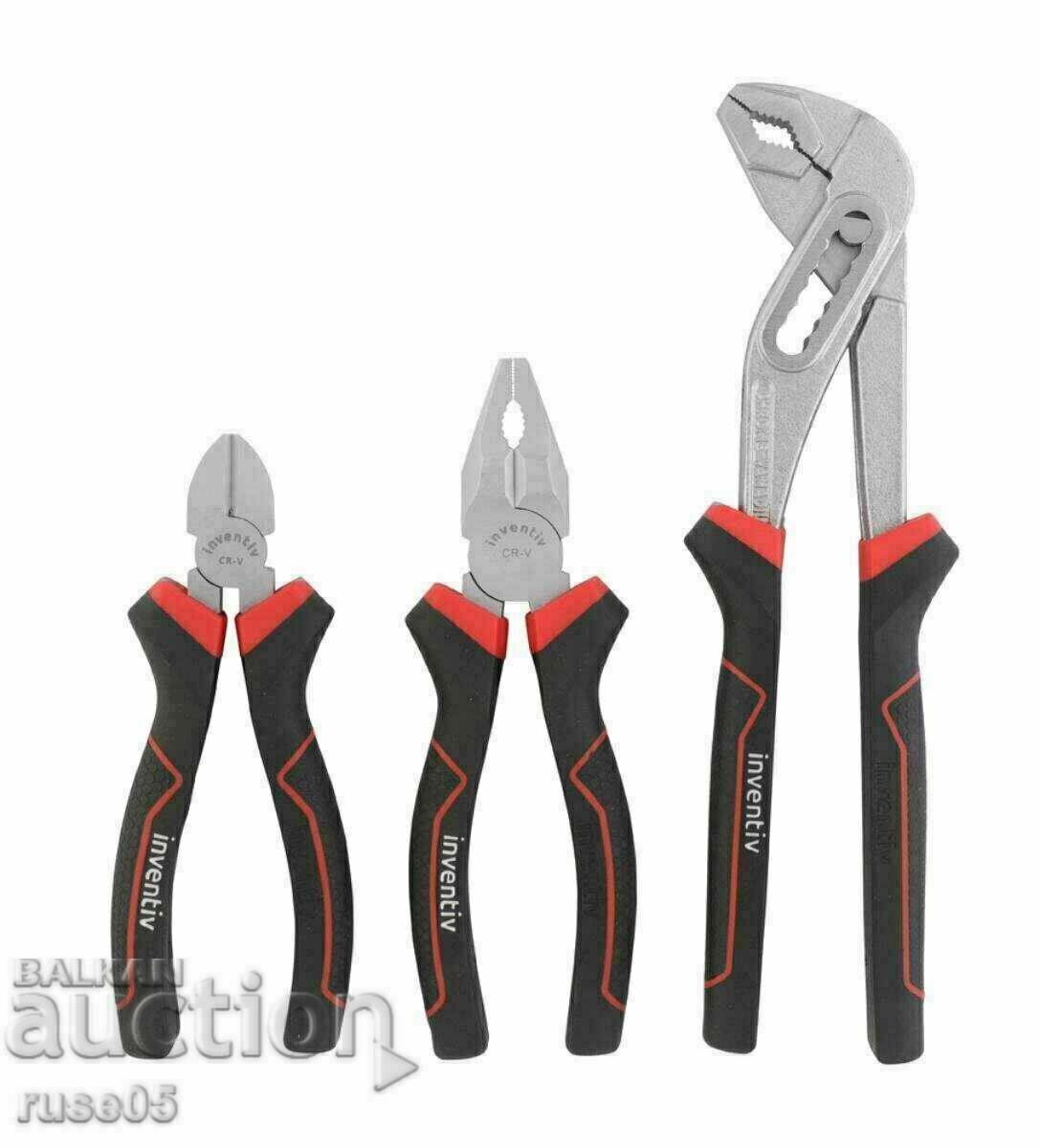 Set of 3 pcs. pliers "INVENTIV" new with price 40.00 BGN | € 20.45