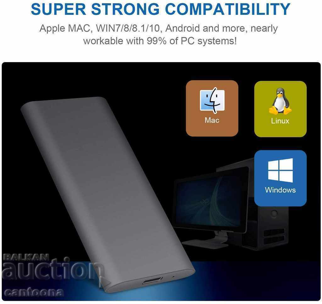 1 TB external drive, USB 3.1/Type C with price 49.98 BGN | € 25.55 1 TB external drive, USB 3.1/Type C with price 49.98 BGN | € 25.55