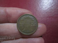 1924 2 pfennig litera A