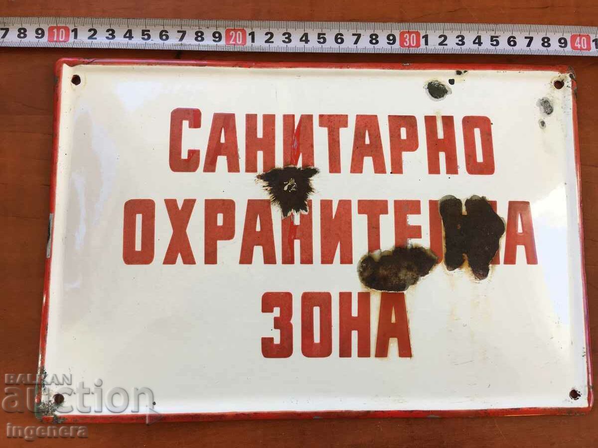 SIGN ENAMEL SIGN FROM SOCA