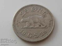 монета Гренландия - 25 йоре 1926; Greenland